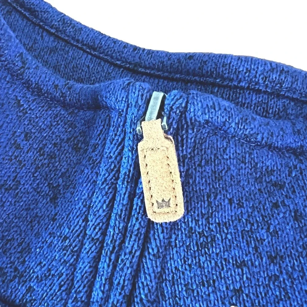 Crown & Ivy Men's 1/4 Zip Sweater‎ Size 2X Blue Black Pullover Layer